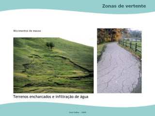 Terrenos encharcados e infiltração de água
 