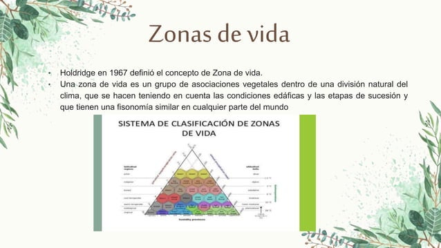 Zonas de vida según Holdridge en Ecuador