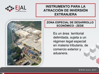 Zonas Especiales de Desarrollo Económico en el Ecuador Presentación ...