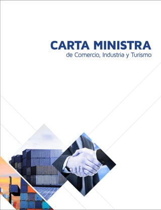 CARTA MINISTRA
de Comercio, Industria y Turismo
 