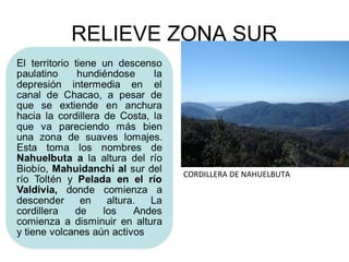 RELIEVE ZONA SUR




        CORDILLERA DE NAHUELBUTA
 