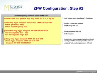 ZFW Configuration: Step #2 (c) 2009 MicronicsTraining.com 