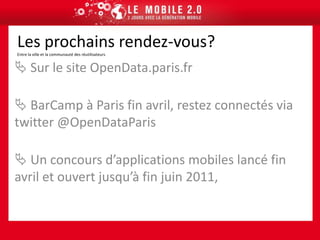  Les philosophies et concepts voisinsLe web2.0, le collaboratif, le participatif, l’innovation ouverte, la co-production avec la foule (crowdsourcing) sont autant de concepts dont se nourrit l’Open Data et auxquels l’Open Data participe. Qu’est ce que l’Open Data?…Contexte international (les pionniers), … L’ouverture des données est un des piliers de l’Open Government Initiative lancée par BarackObama après son élection qui vise à associer les citoyens de manière transparente, participative et collaborative à la définition et la mise en œuvre des politiques publiques.
