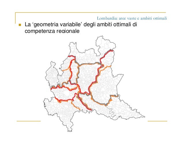 Zone omogenee e governance territoriale