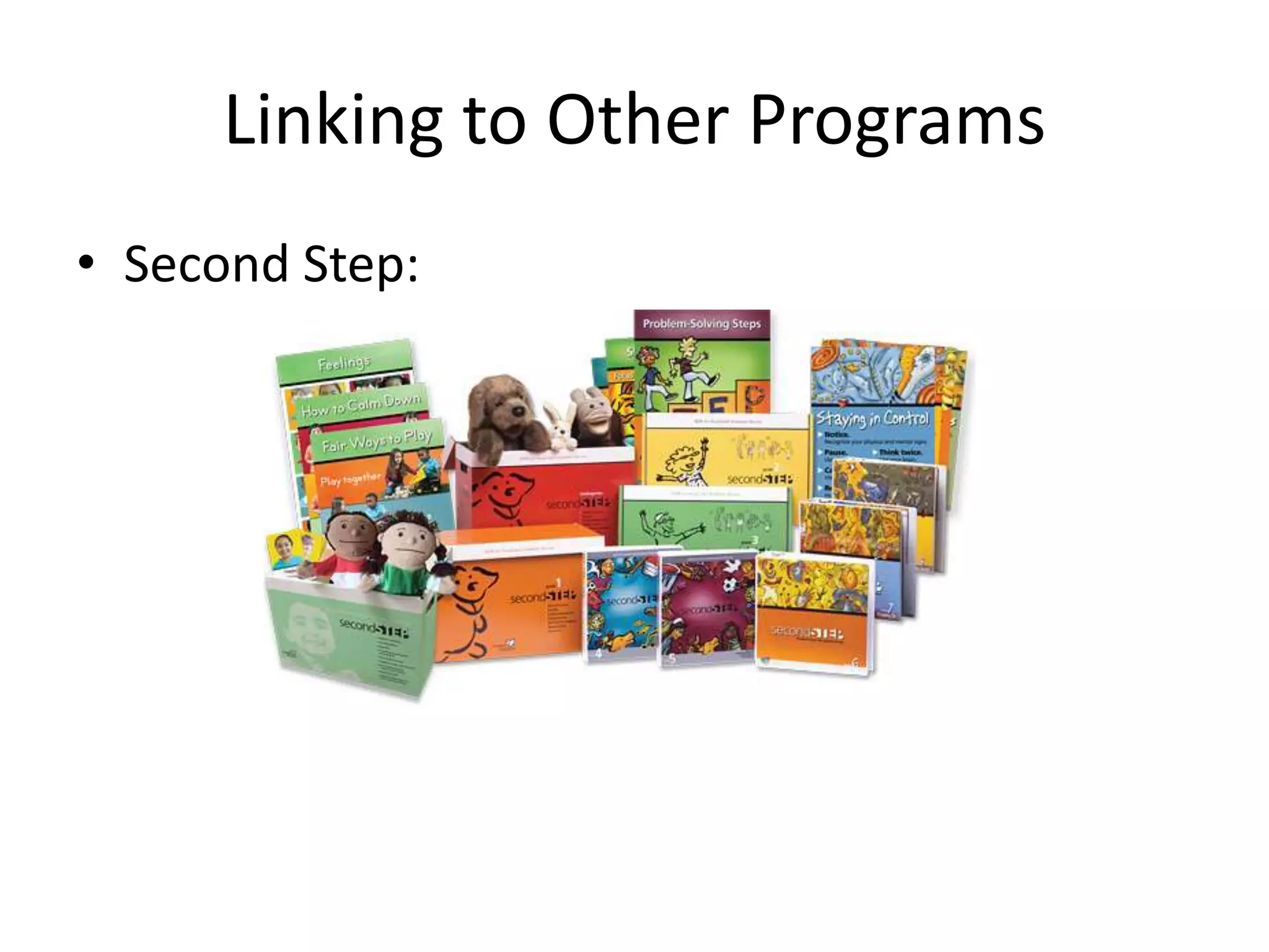 Linking to Other Programs
• Second Step:
 