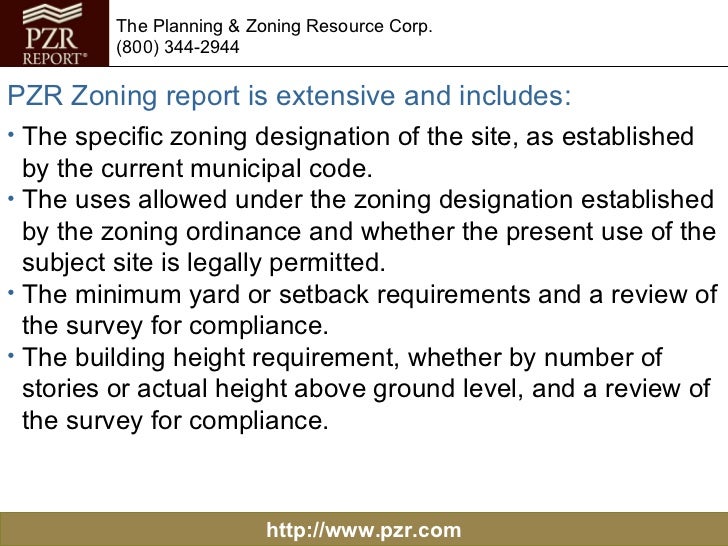 Zoning Analysis and Commercial Real Estate Transactions