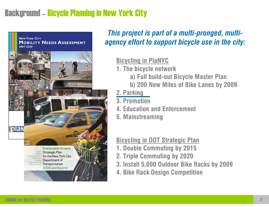 ZONING for BICYCLE PARKING