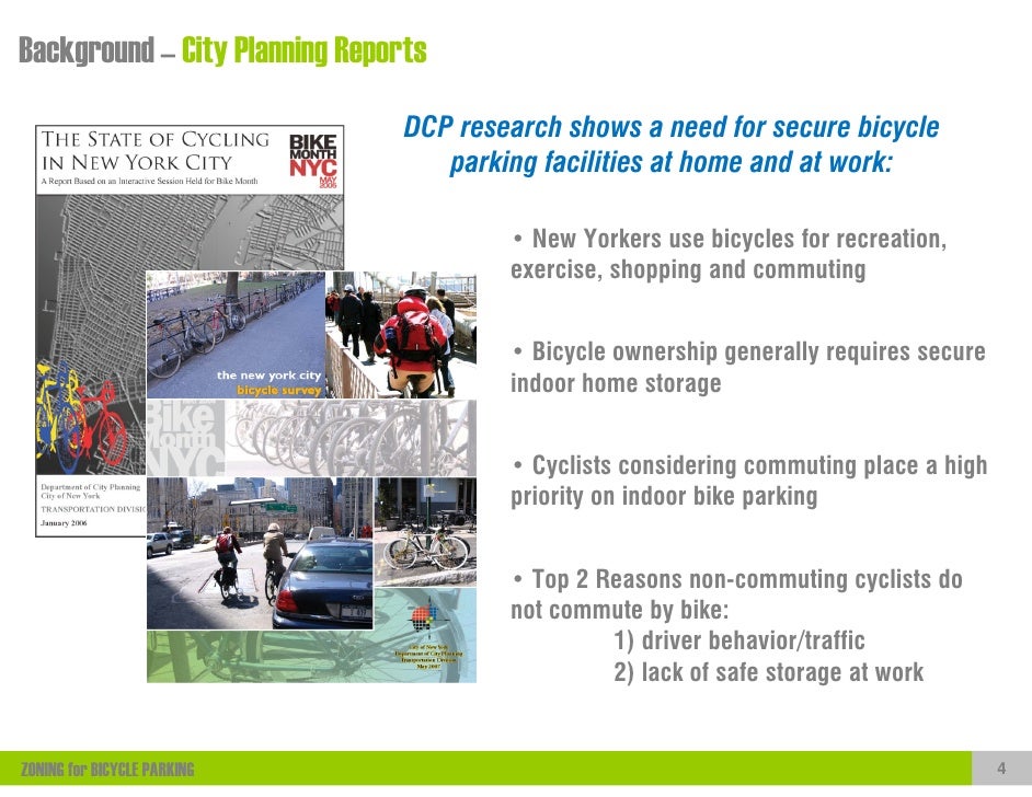 ZONING for BICYCLE PARKING