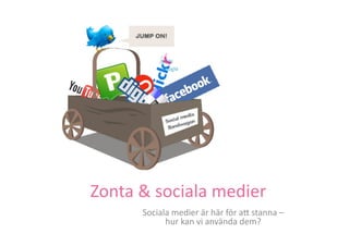 MSN	
  
                 Google	
  
                                  mera.	
  	
  




Zonta	
  &	
  sociala	
  medier	
  
          Sociala	
  medier	
  är	
  här	
  för	
  a5	
  stanna	
  –	
  
                hur	
  kan	
  vi	
  använda	
  dem?	
  
 