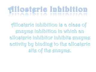 Allosteric Inhibition | PDF