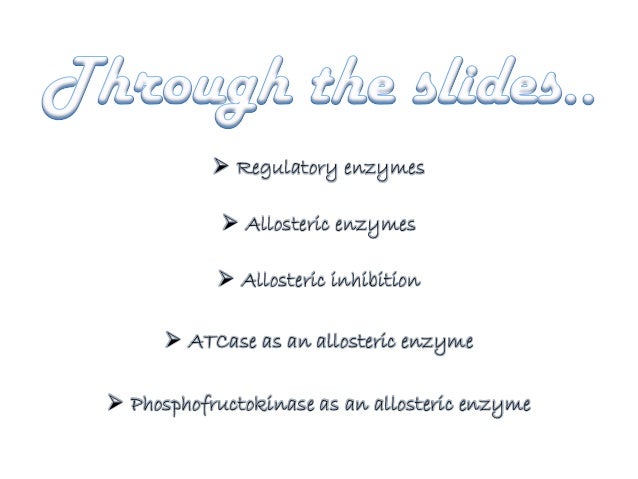 allosteric inhibition