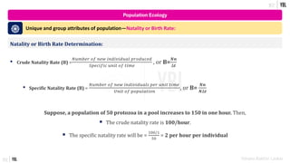 Introduction to Population Ecology and different aspects of a ...
