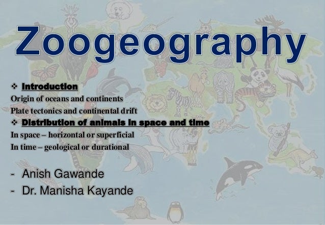 Zoogeography