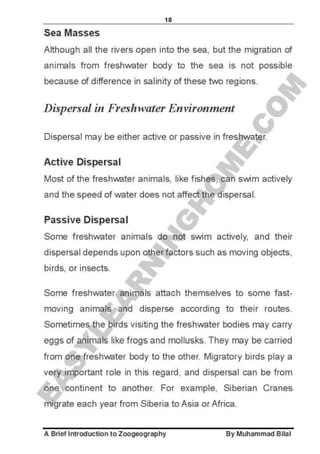Zoogeography full syllabus