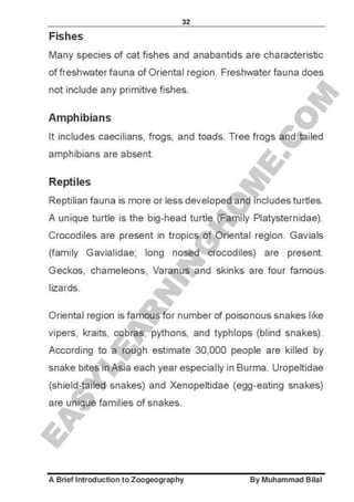 Zoogeography full syllabus
