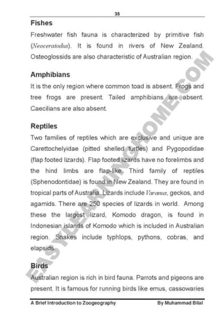 Zoogeography full syllabus