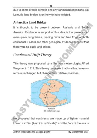 Zoogeography full syllabus