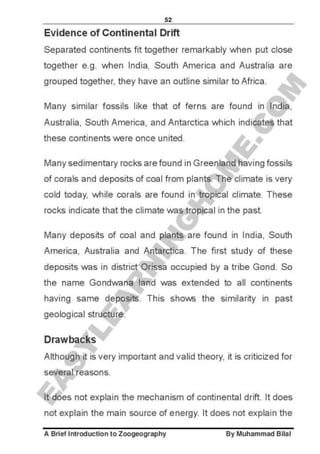 Zoogeography full syllabus