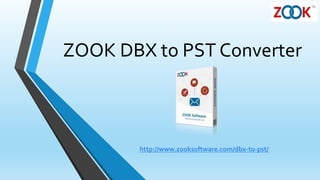 ZOOK DBX to PST Converter
http://www.zooksoftware.com/dbx-to-pst/
 