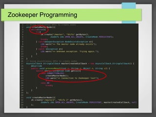 Zookeeper Programming
 
