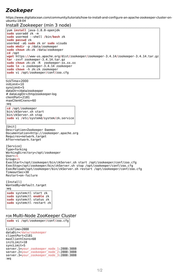 Zookeper pdf