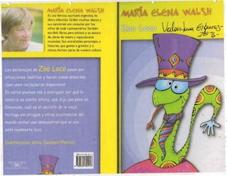 Es una famosa escritora argentina de
libros infantil·es. Grabó muchos discos y
sus canciones son cantadas por los
nlnos de tóda Latínoamérica. También
escribió libros para adultos y es autora
.~ de obras de teatro y espectáculos
__ J musicales. Sus entraliables personajes e
"h' . d~, Istonas. que gustan a gran es y a
'".i chicos, forman parte de nuestra cultura,
•
ISBN eS6-t39-l01-D
JI1IJ!~t
Ud~~~~~-
fpA_ -
 