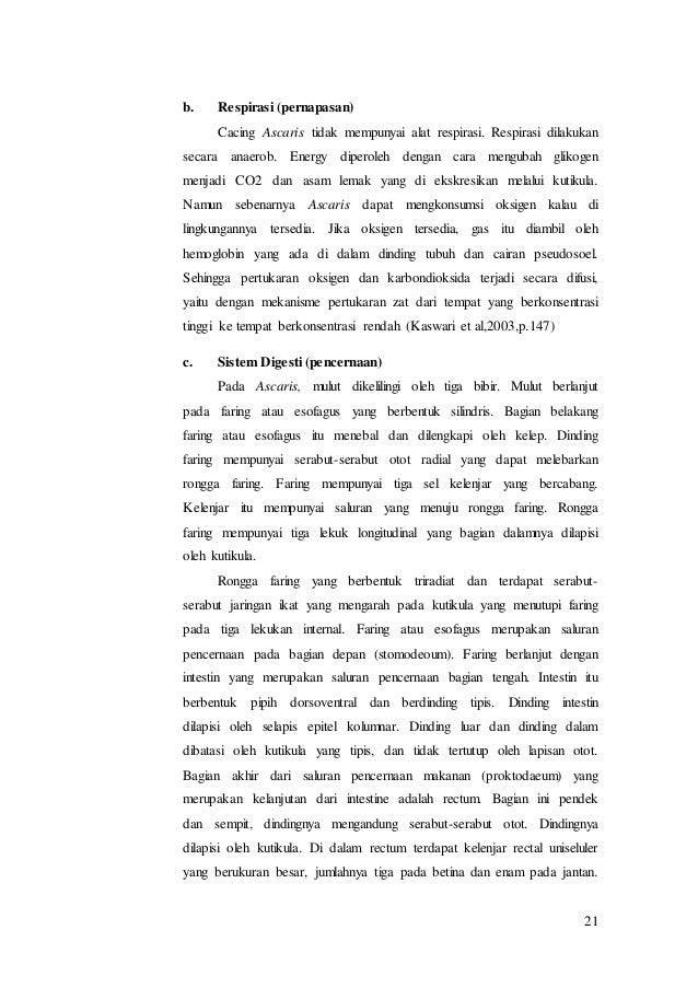 Makalah Nemathelminthes Makalah Nemathelminthes