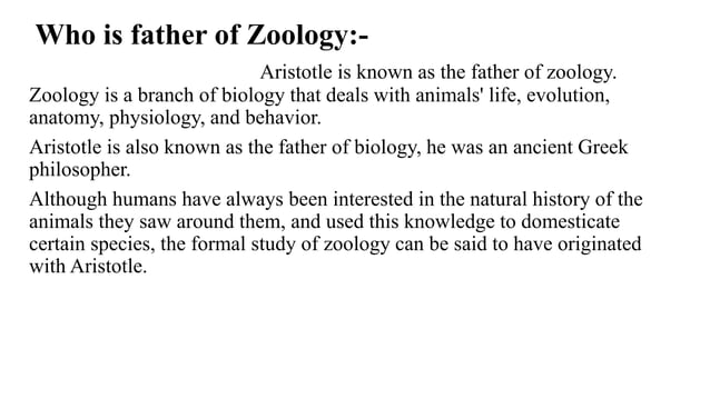 about Zoology details informations PPT.pptx