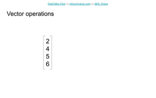 ML Zoomcamp 1.8 - Linear Algebra Refresher | PDF