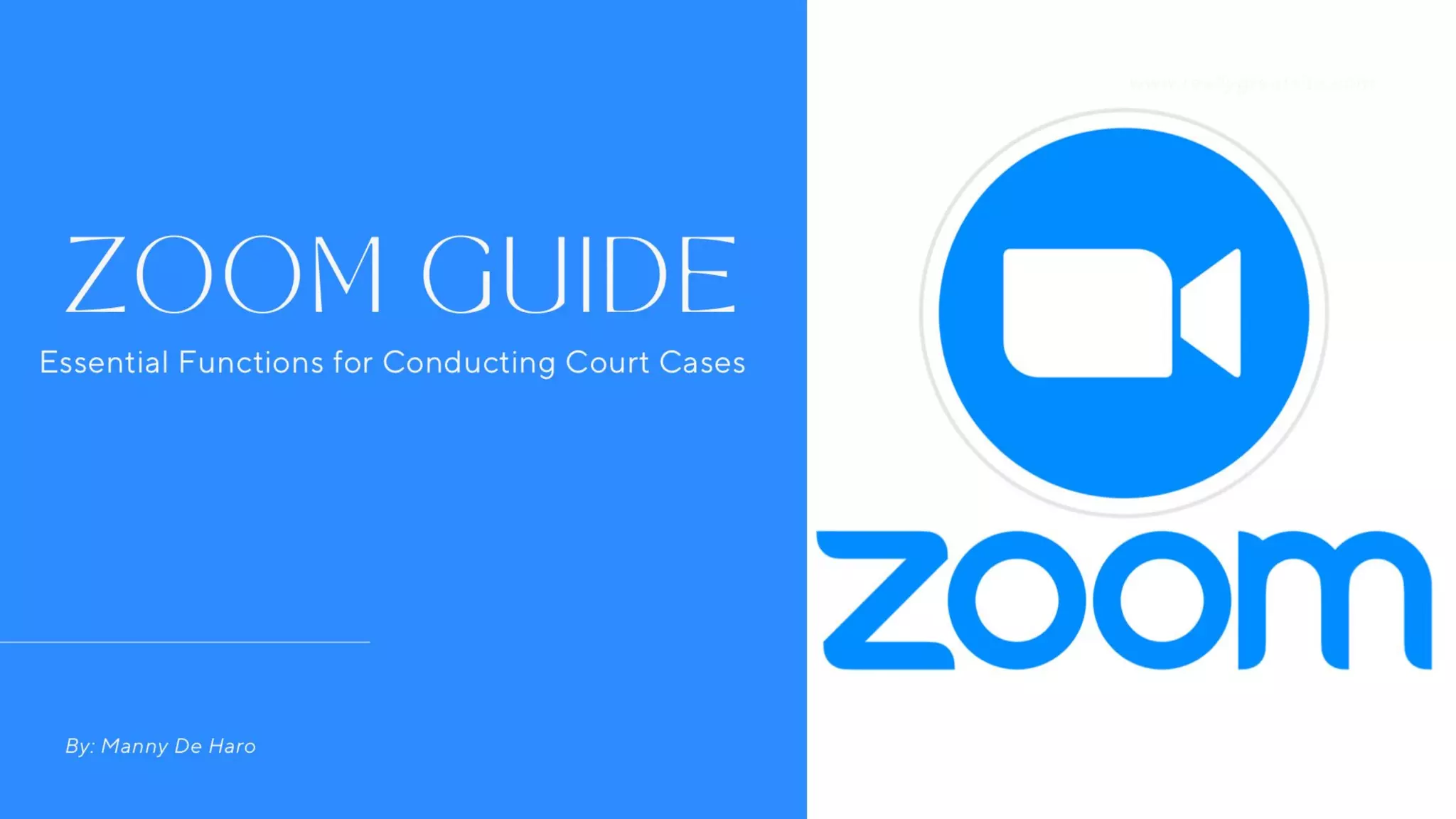 How to Guide Zoom PPT