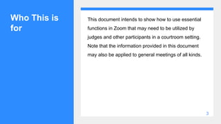 Virtual Meetings Using Zoom Instructions.pdf How to Guide - Zoom | PDF