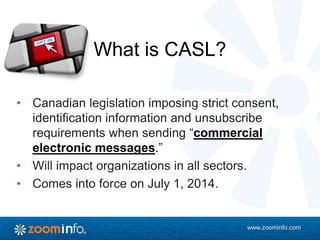 Canada's New Anti-Spam Legislation (CASL): What You Need to Know ...
