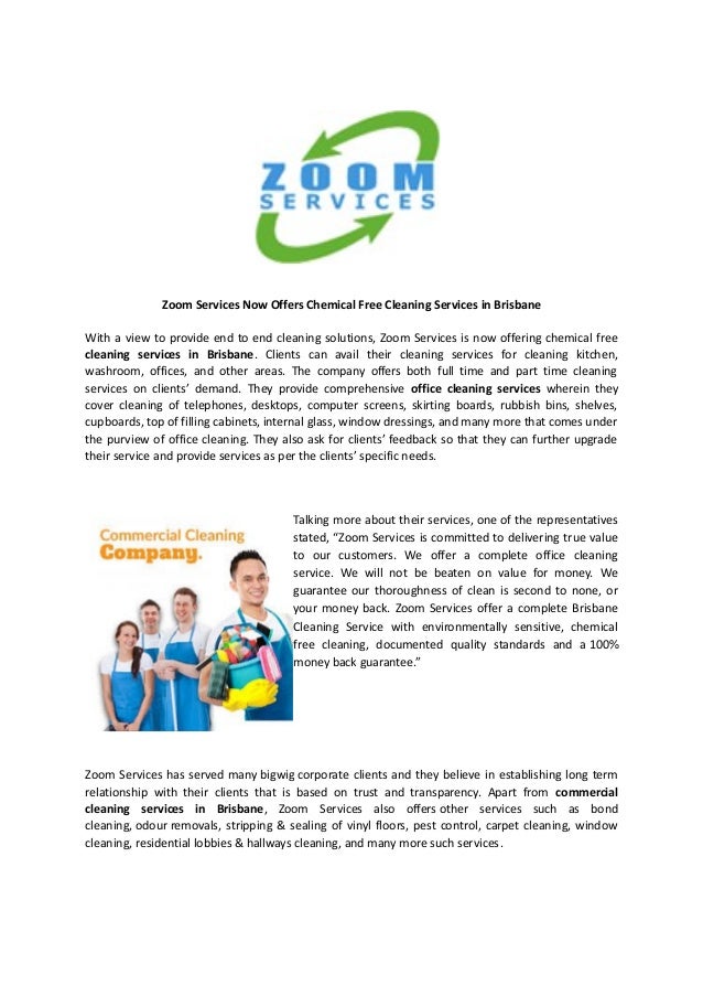 zoom services now offers chemical free cleaning services in brisbane cleaning services pictures free