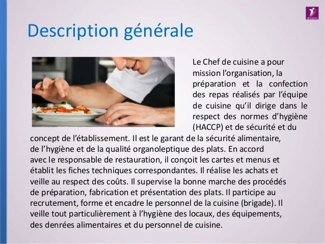 Chef De Cuisine Classification – FZPY