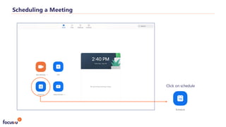 Virtual Meetings Using Zoom Instructions.pdf Zoom Tutorial | PDF