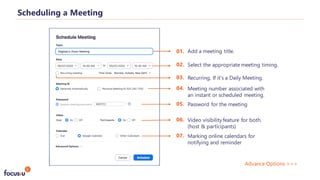 Virtual Meetings Using Zoom Instructions.pdf Zoom Tutorial | PDF