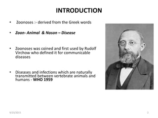 Zoonotic disease | PPT