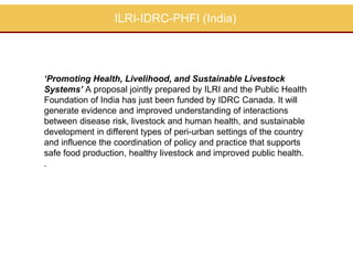 Zoonoses and food safety related activities in APHCA member states