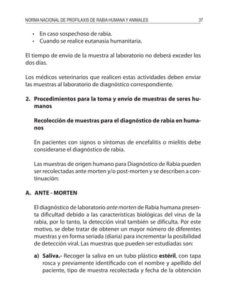 Normas de Zoonosis | PDF