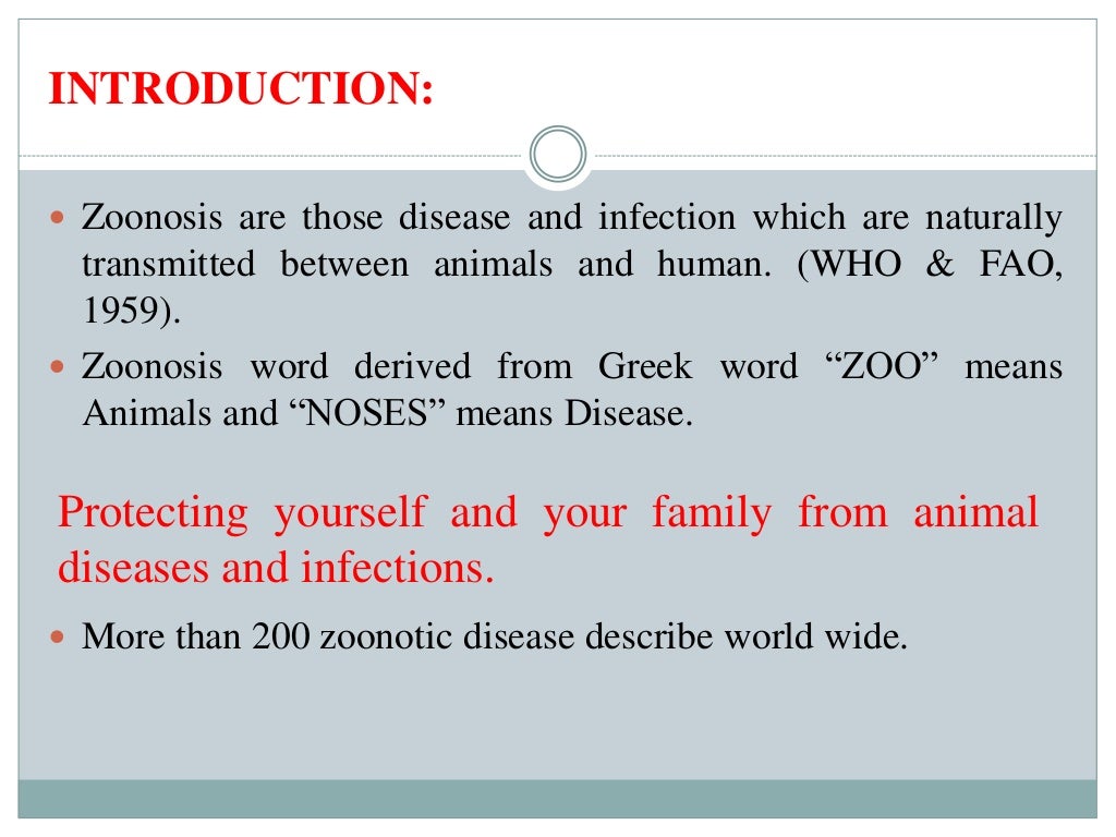 Important Zoonotic disease and its prevention and control By Dr.Mano…