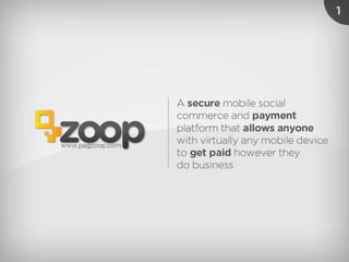 Zoop deck-startupi con