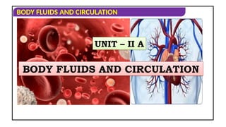 Circulating Fluids CICULATORY SYSTEM OF HUMAN INTRODUCTION .ppt