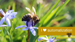 I ❤ automatization
source: pixabay.com
 