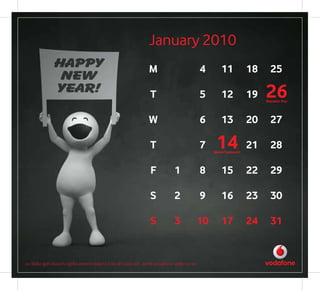 Zoozoo 2010 Calendar