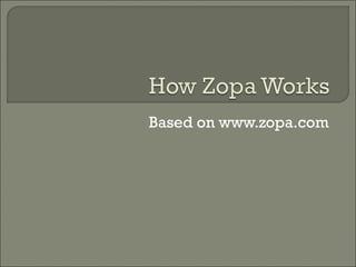 Based on www.zopa.com
