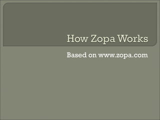 Based on www.zopa.com 