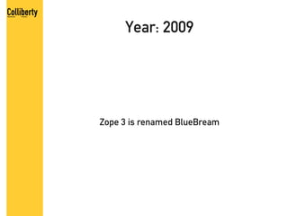 Year: 2009




Zope 3 is renamed BlueBream
 