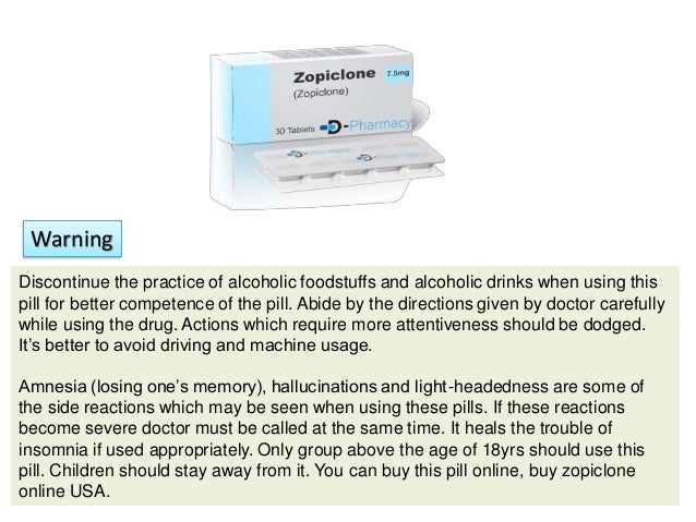 Buy Zopiclone Usa