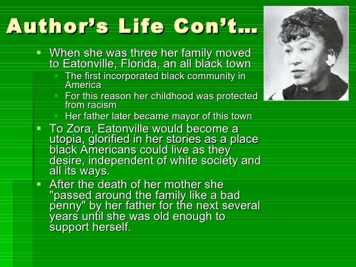 Zora Neale Hurston Ppt