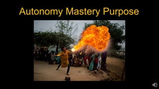 Autonomy Mastery Purpose
 